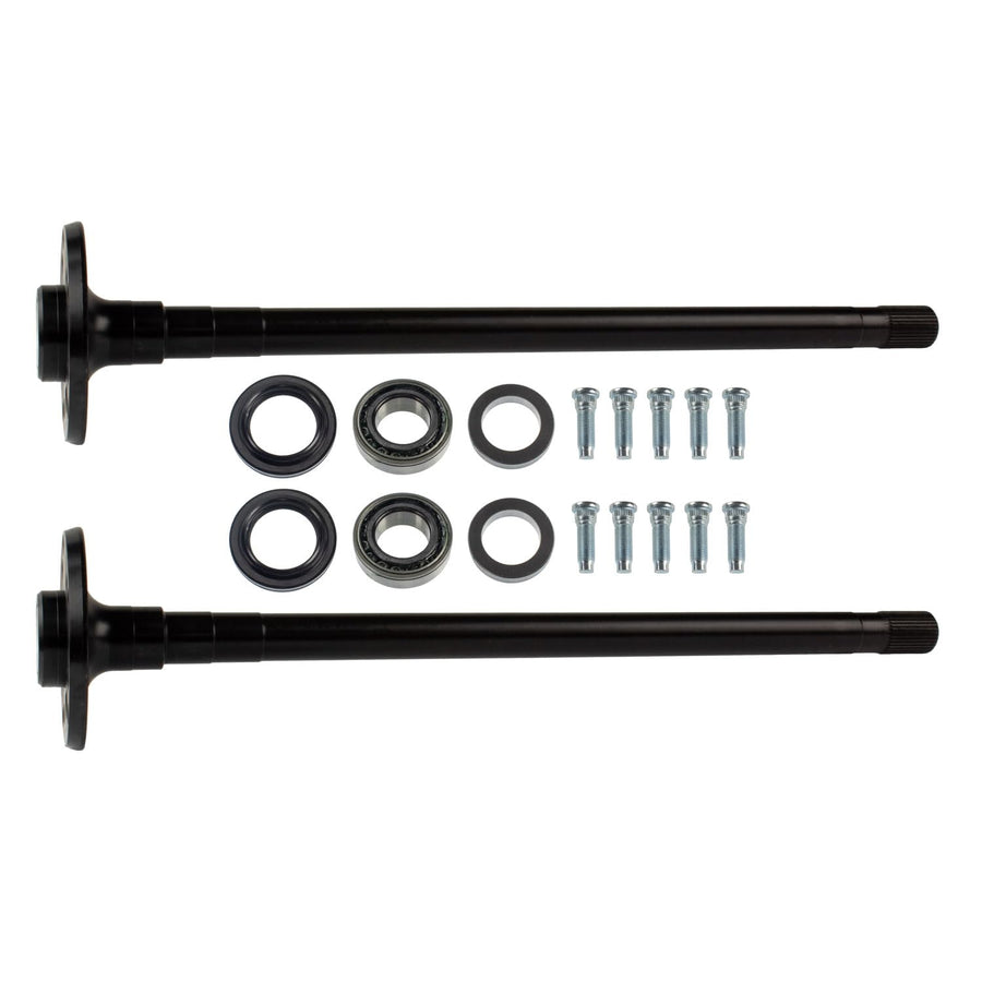 TEN Factory Bolt Pattern MG22137 Spline Drive Axle Shaft Assembly for Dana 44 Standard Lef/Right 35 Spline 29.75"/29.25" Length 5 x 4.5 & 5 x 5.5 Lug Pattern Fits Jeep Wrangler TJ/YJ – 4140 Chromoly