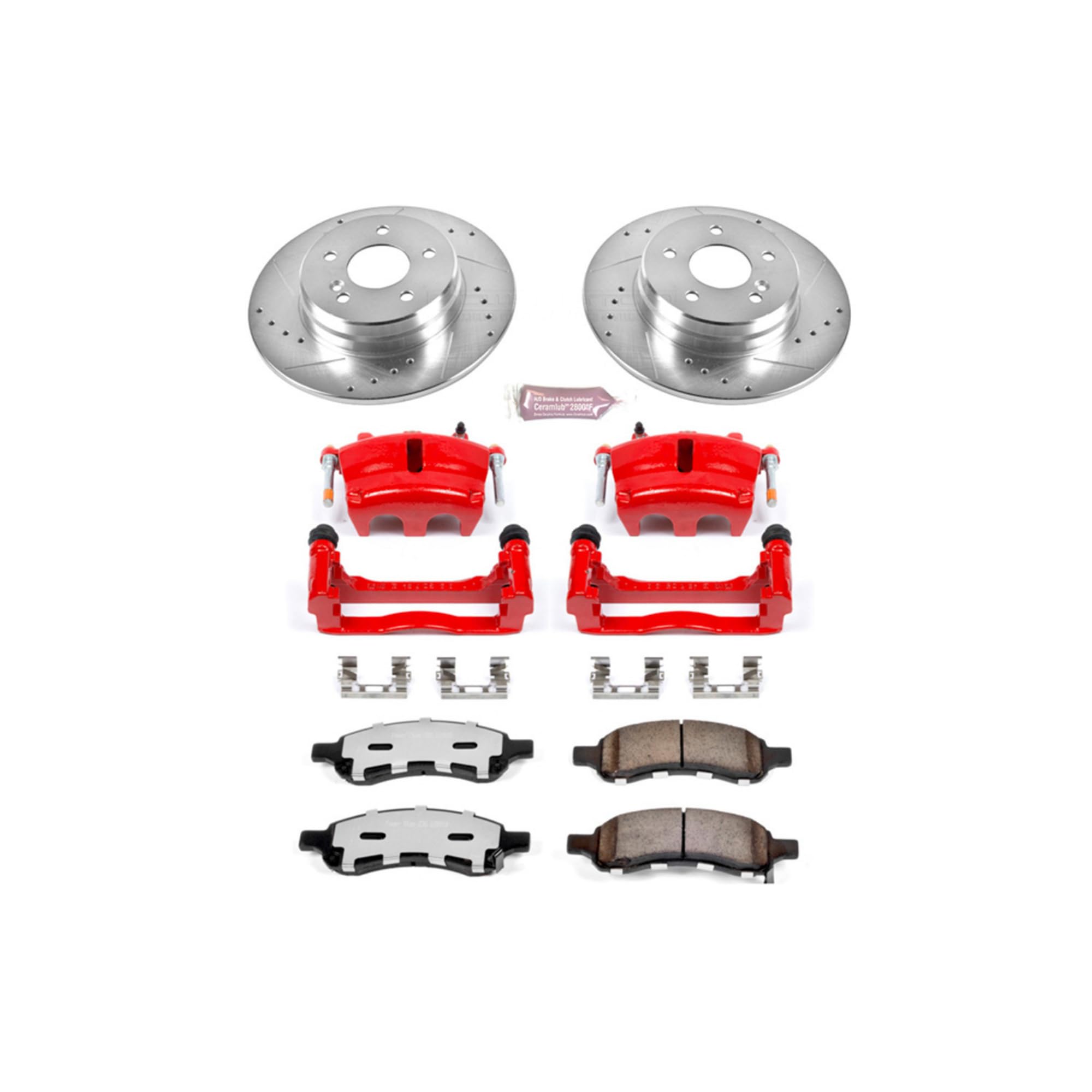 Power Stop Front KC2084B-36 Z36 Truck and Tow Brake Kit with Calipers