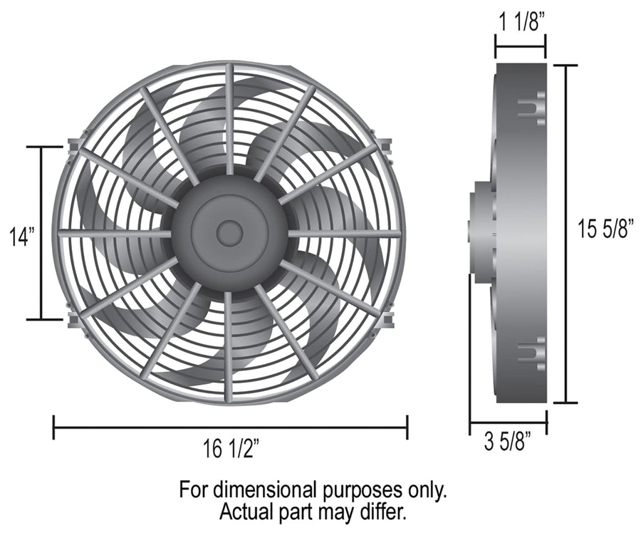 16" Derale Dyno-Cool High Performance Electric Fan