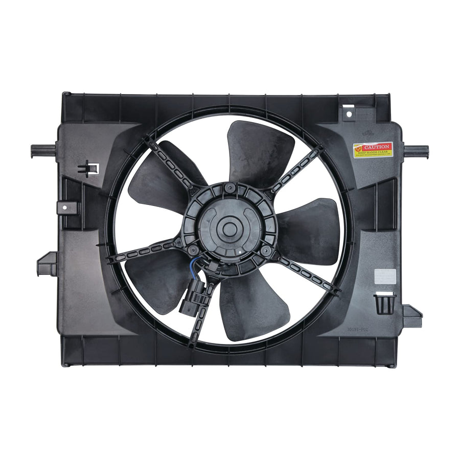 Cooling Fan Assembly TYC 621450 Compatible with 2006-2011 Chevrolet HHR , Black