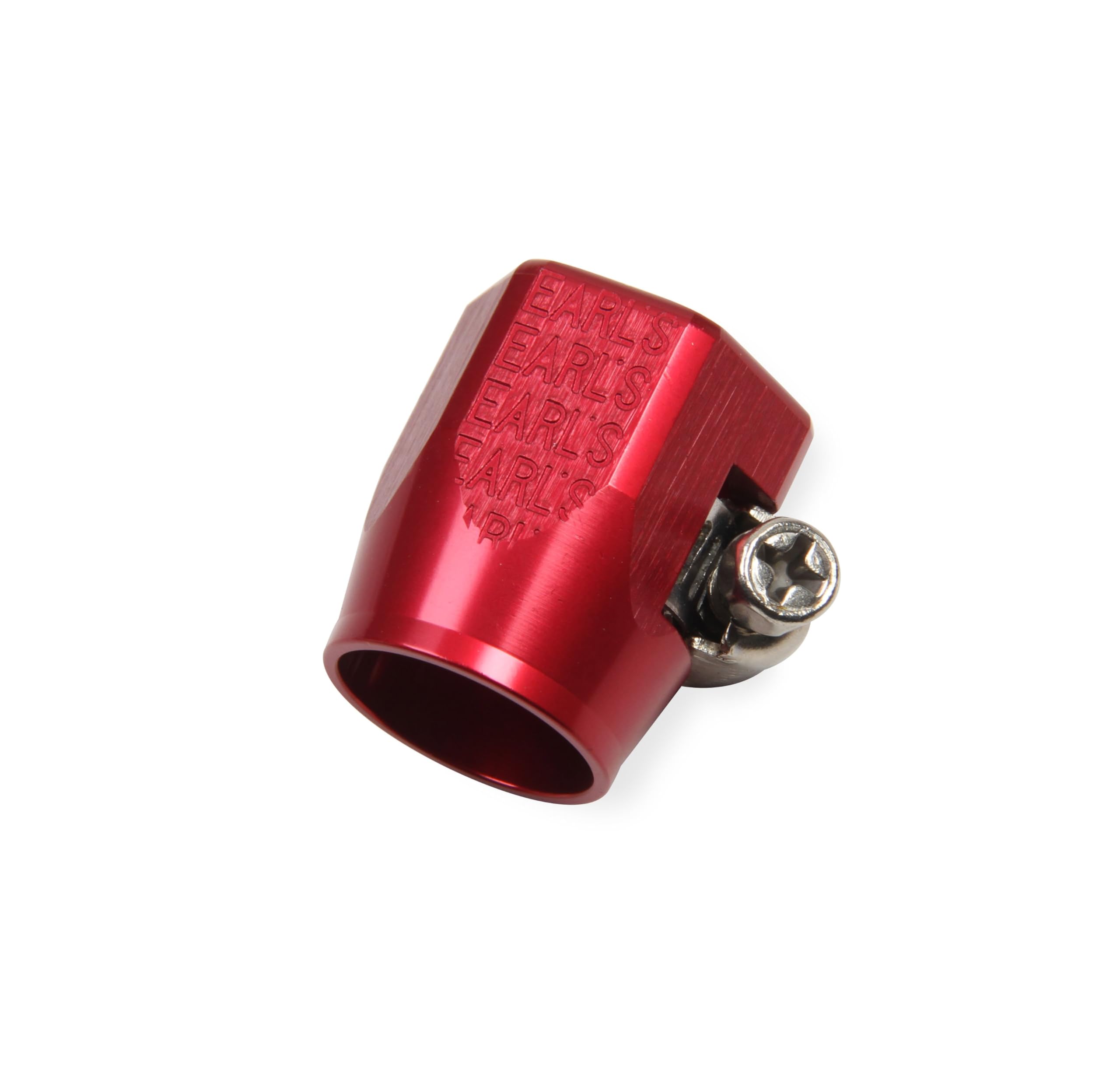 Econ-O-Fit Earl's 900108 Red Anodized Aluminum #8 Hose Clamp