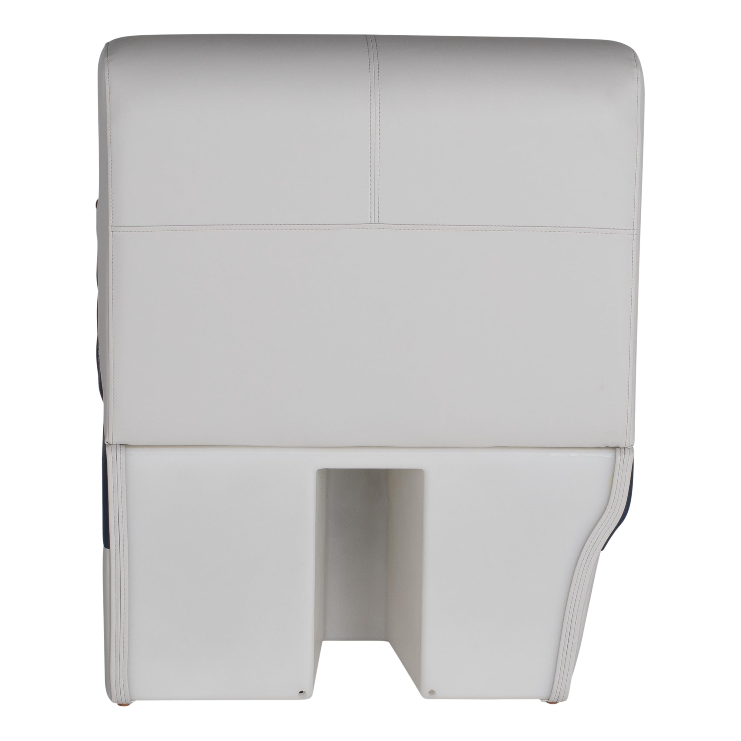 24" Radius Corner Pontoon Seat, Lippert Sunset Collection, Contoured Foam Cushioning, Durable Marine-Grade Vinyl, Built-In Dry Storage, Poly Frame, 24"L x 28"W x 30"H - 2024021176