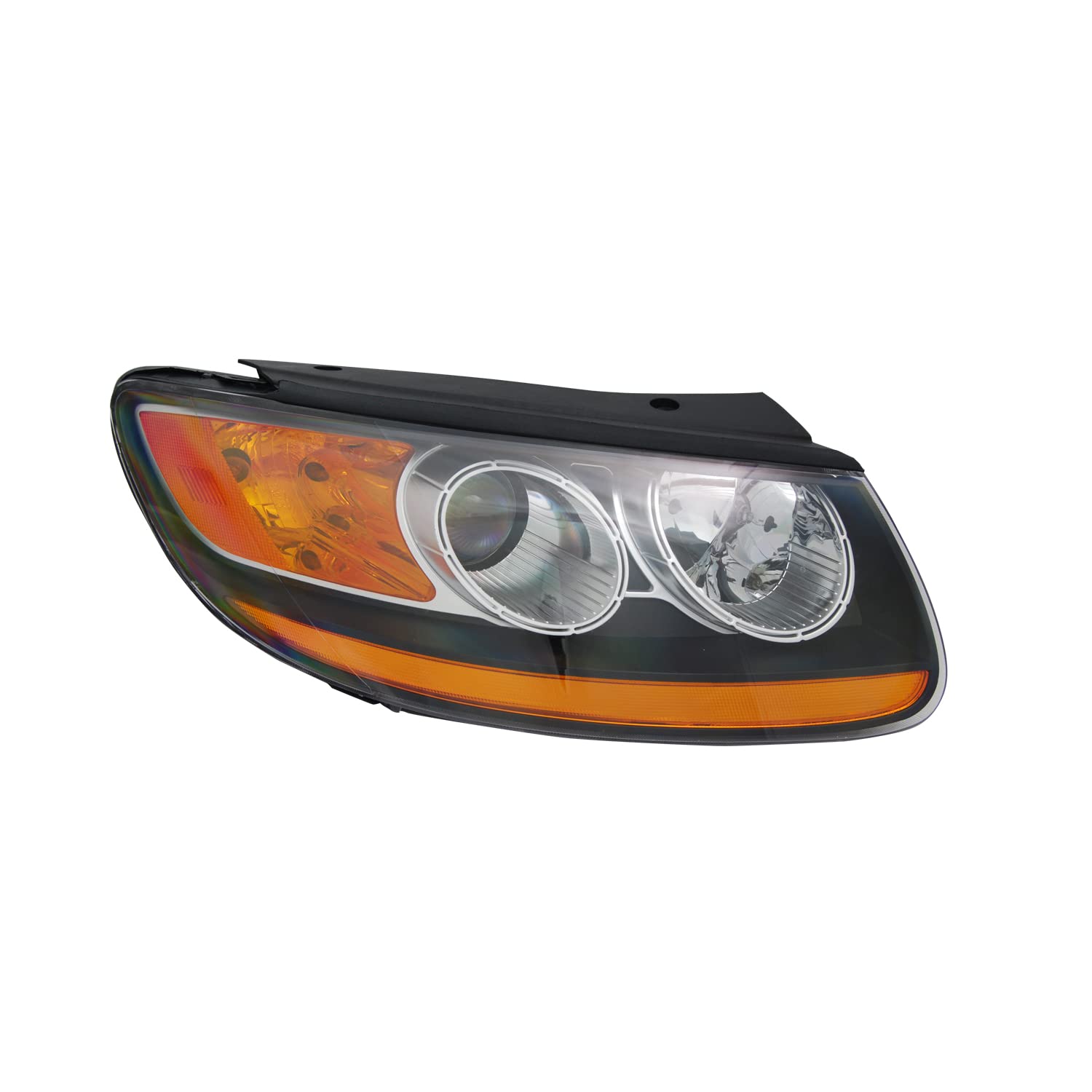 Right TYC Headlight Assembly Compatible with 2010-2011 Hyundai Santa Fe