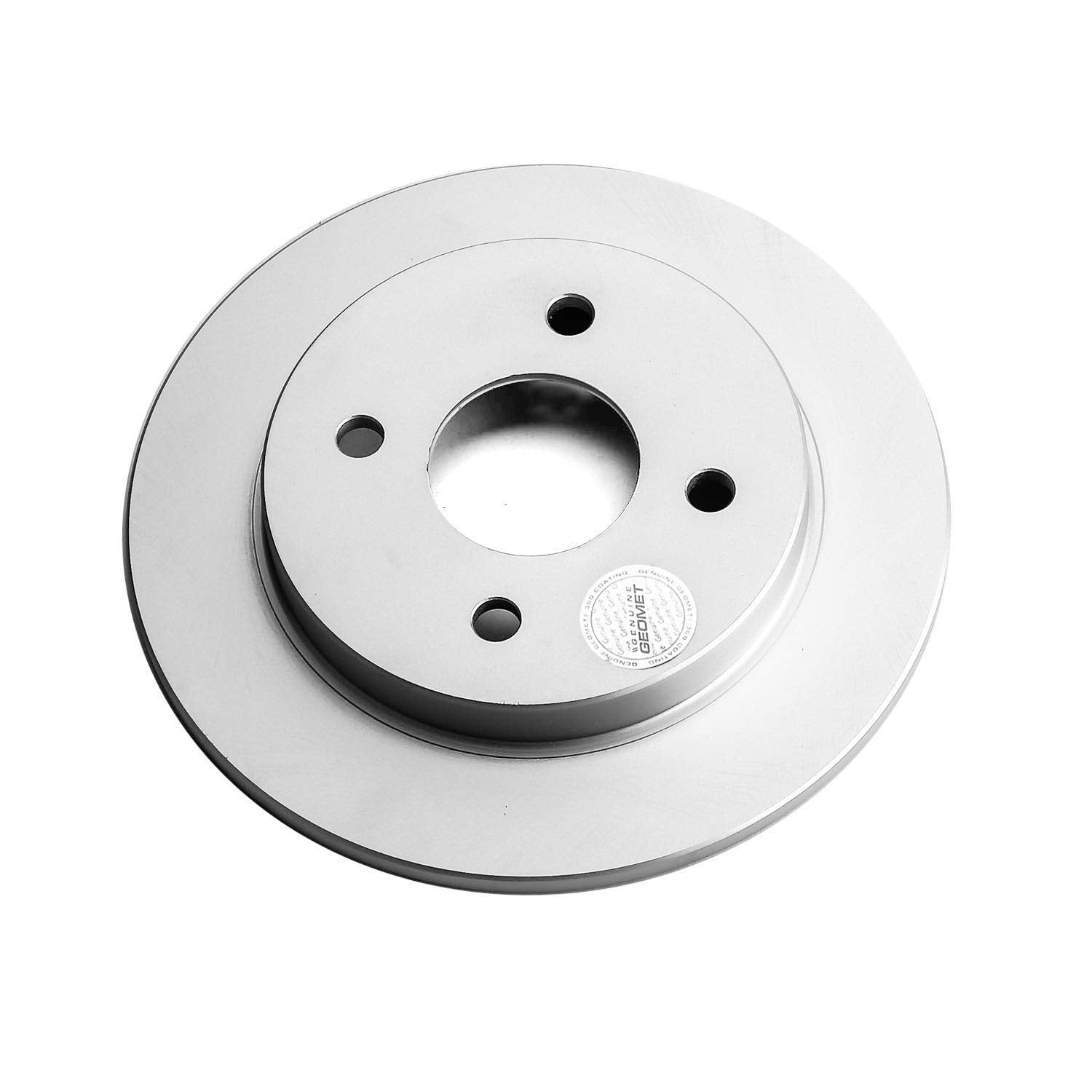 Power Stop AR8163EVC Evolution Rear Genuine Geomet Coated Brake Rotor For Ford Fiesta 2014-2019, Ford Focus 2001-2007 [Model Specific]