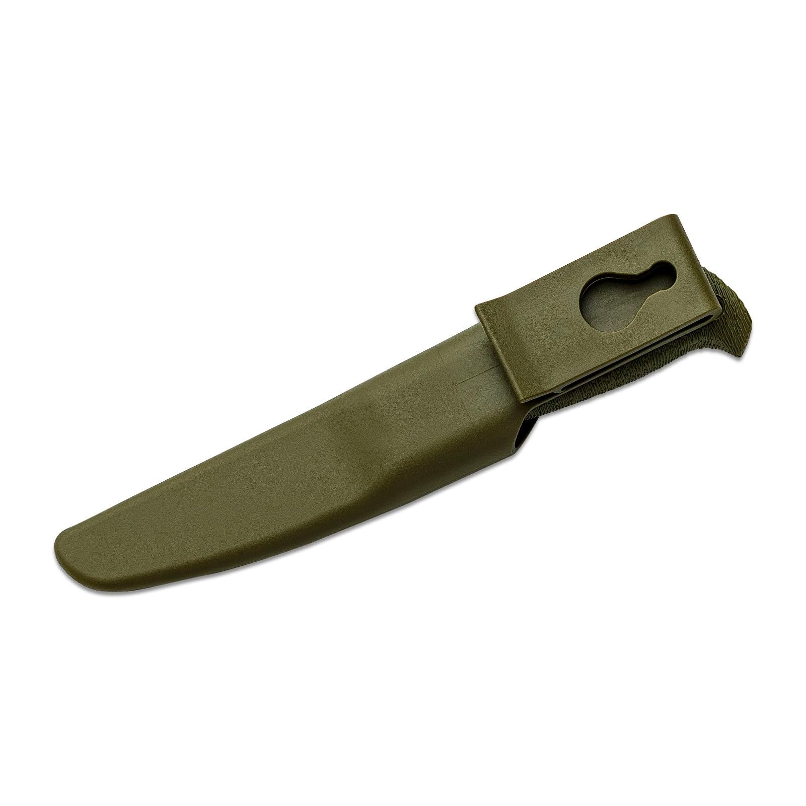 Cold Steel 4" Finn Hawk Durable Compact German 4116 Steel Fixed Blade Outdoor Bushcraft Game Hunting Utility Knife, 4-1/2" Textured Handle with TPR, Secure-Ex Sheath