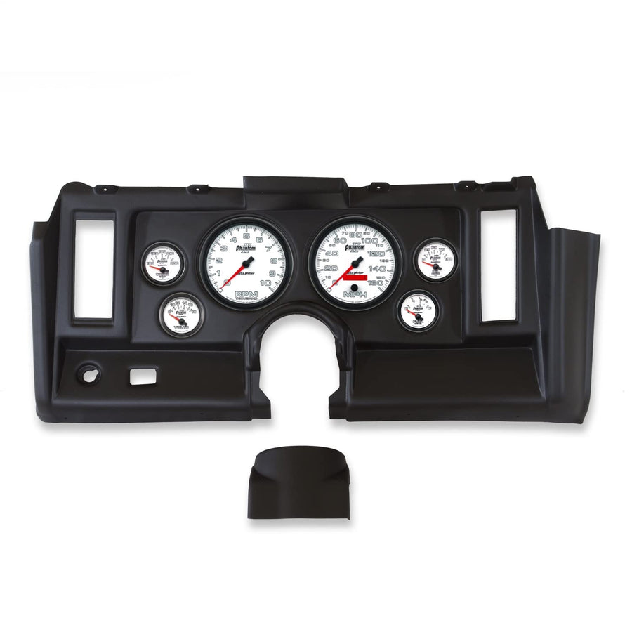 AutoMeter Dash Kit Direct Fit, Camaro 69, Tach/Mph/Fuel/Oilp/Wtmp/Volt, Phantom Ii (2131-10)