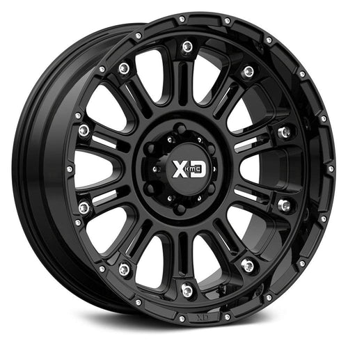 KMC Wheels XD829 HOSS II Black Chromium Wheel (hexavalent compounds) (20 x 10. inches /5 x 78 mm, -24 mm Offset)
