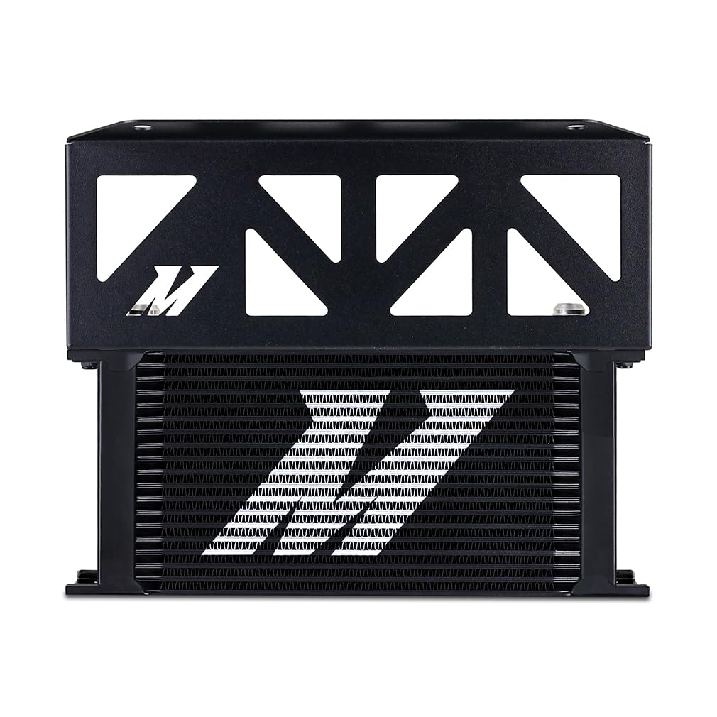 Mishimoto Oil Cooler, Black Cooler Compatible with Subaru BRZ/Toyota GR86 2022+, Thermostatic