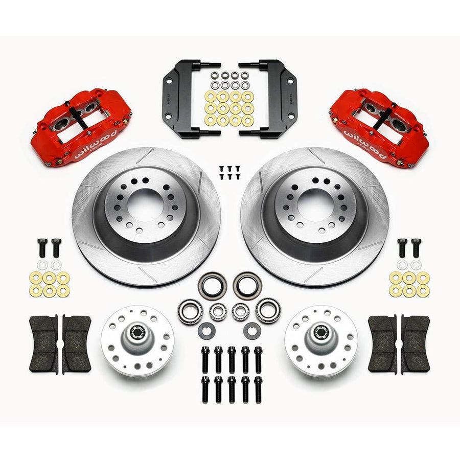 1PC Rtr Kit, FNSL6R Front Hub,12.88"-Red