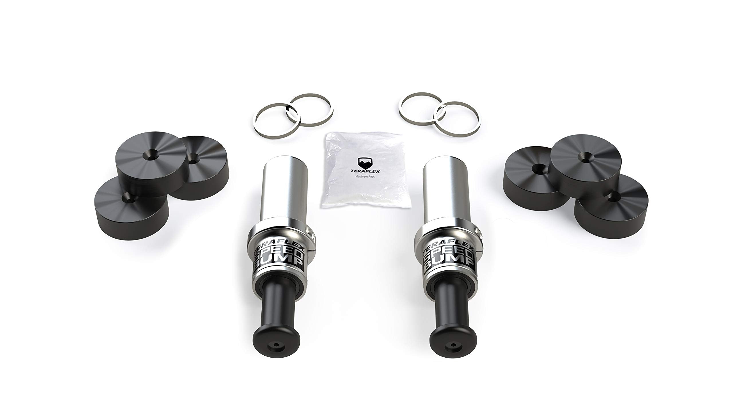 JL/JLU TeraFlex 1958325 SpeedBump Front Bump Stop Kit (0-4.5” Lift)