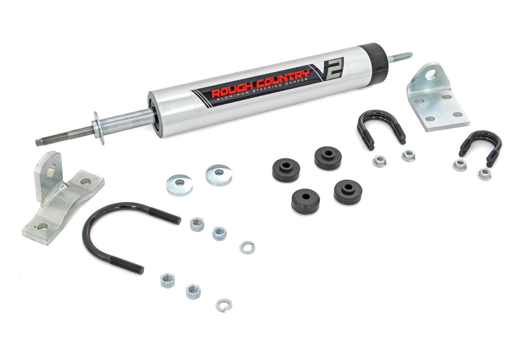 Rough Country Steering Stabilizer V2 for 1976-1986 Jeep CJ7 4WD - 8734570