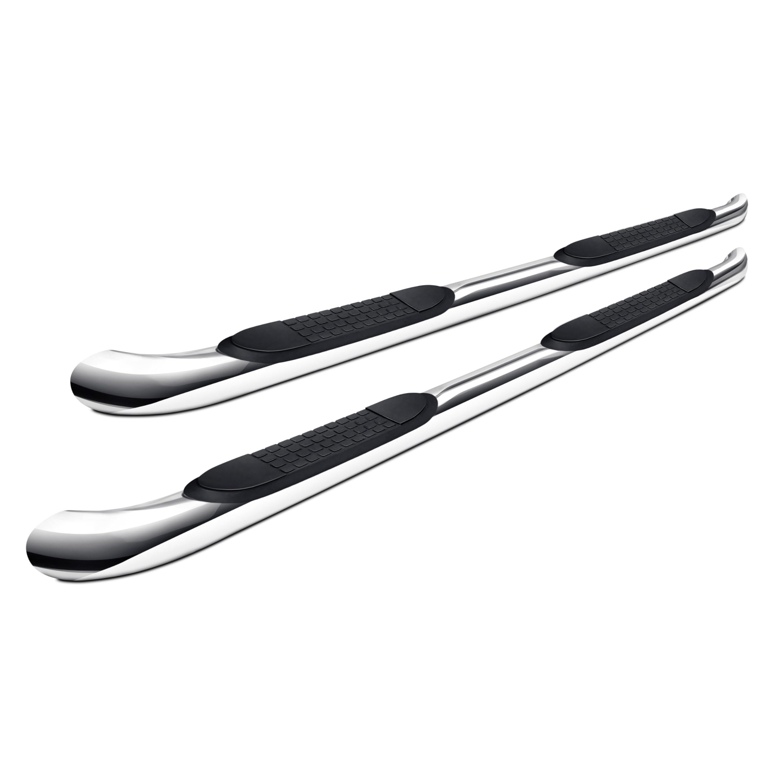 3in Black Horse Side Steps Stainless Steel Compatible with 2020-2024 Ford Explorer-9B4765SS