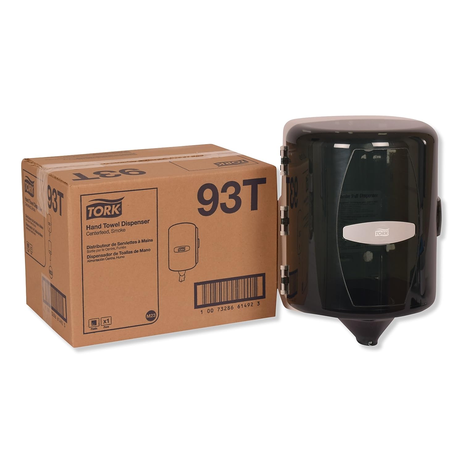 Centrefeed Tork Hand Towel Dispenser 93T - M23, Smoke
