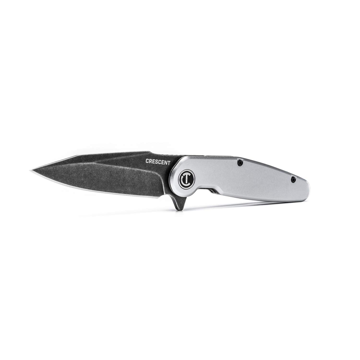 Crescent Harpoon Blade 3-1/2 Inch Aluminum Handle Pocket Knife - CPK350A