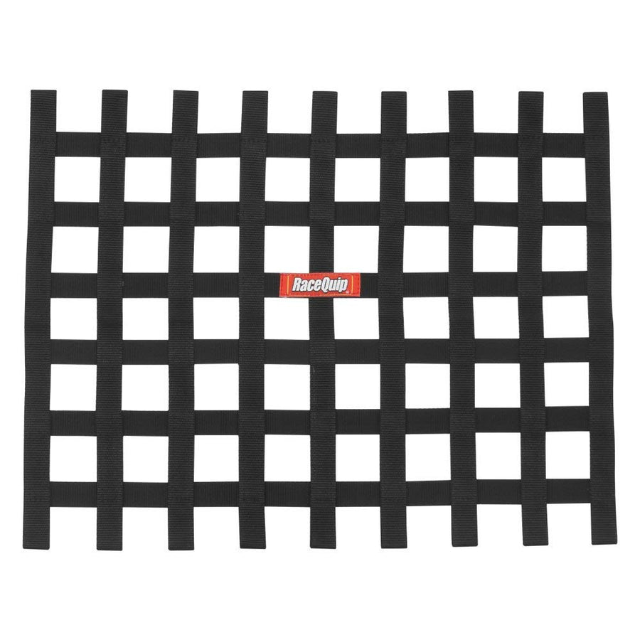 Window Net RaceQuip® 721005RQP - 1 in Webbing - 18 x 24 in Rectangle - Black