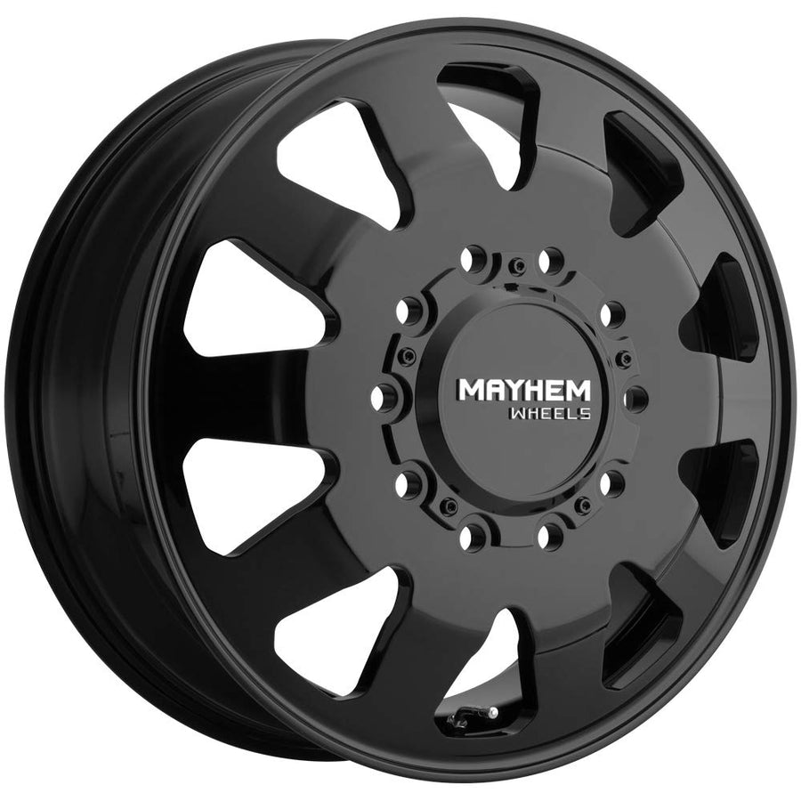 Challenger Mayhem Wheels 8181-22820B Forged Full Black 22X8.25 10-225 169mm 170.1mm
