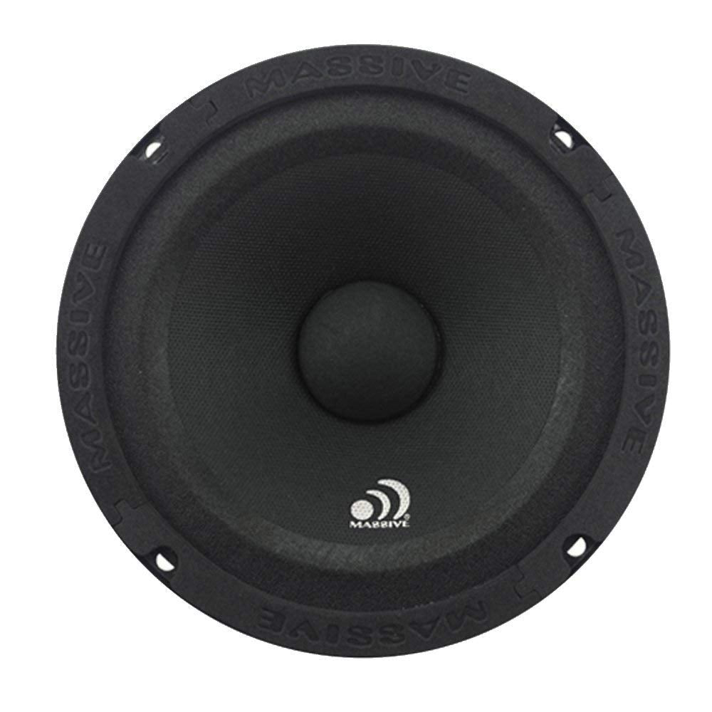 6.5" Massive Audio 150W RMS 8 Ohm Mid Range Closed Back Speaker MB6C