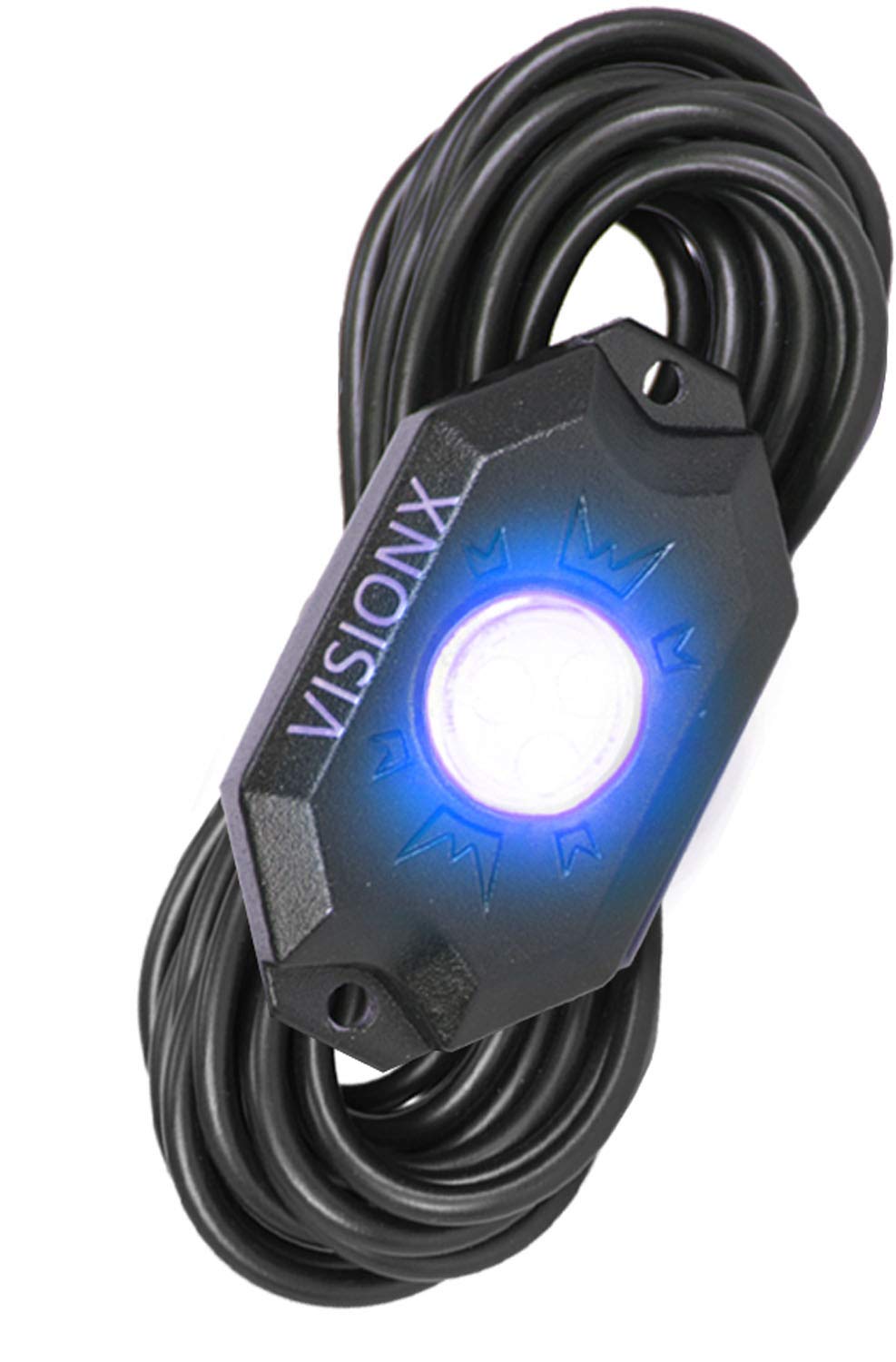 HIL-RL1B Vision X Lighting 9 Watt LED Rock Light Single Pod, Blue