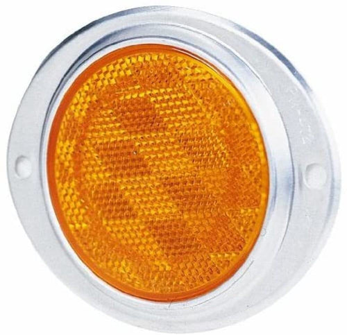 Mfg Peterson B472A Reflector, Aluminum, Oval, 3"