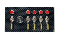 Fiber Design Moroso 74139 Gray/Black Switch Panel