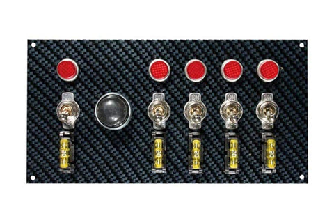 Fiber Design Moroso 74139 Gray/Black Switch Panel