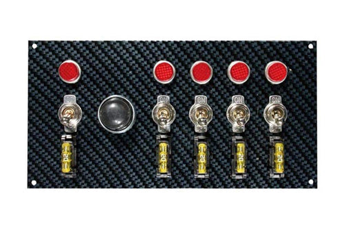 Fiber Design Moroso 74139 Gray/Black Switch Panel