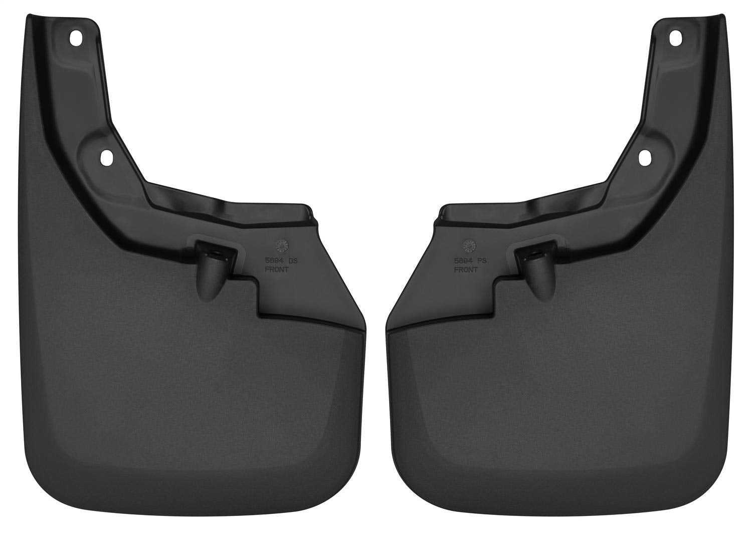 Front Mud Guards - Husky Liners | 2016-2023 Toyota Tacoma with OEM Fender Flares - Black, 2 Pc. | 56941