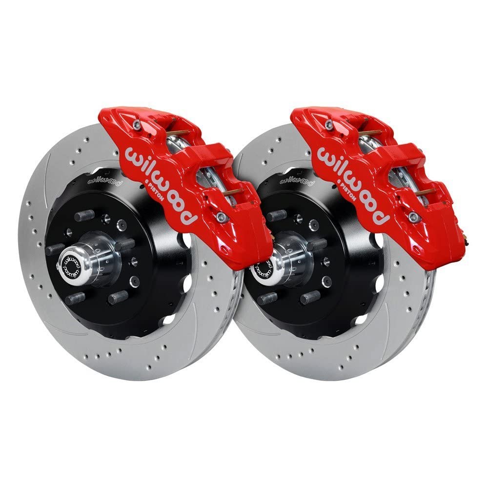 Front Hub Kit Aero6,114.00" Drill-Zinc,Red