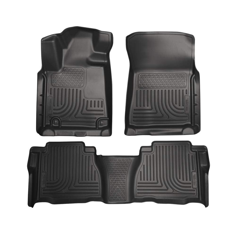 Husky 98581 Front & 2nd Seat Floor Liners Fits 07-11 Tundra Crewmax/double Cab