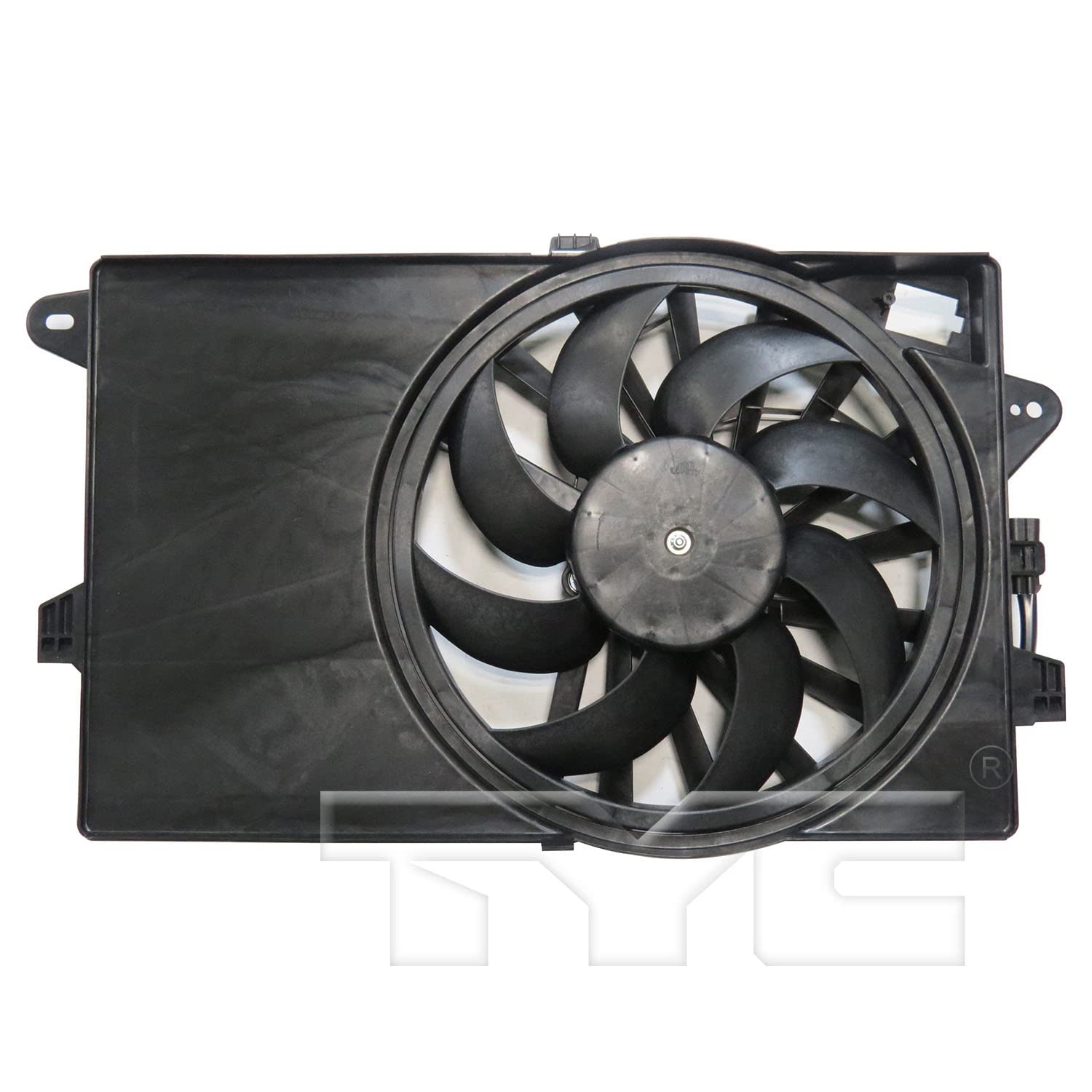 Cooling Fan Assembly TYC 624010 Compatible with 2012-2017 Fiat 500
