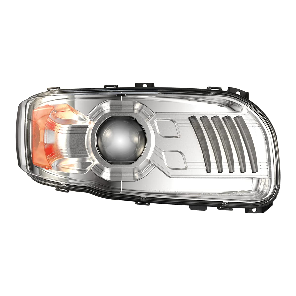 Heated LED Headlight Model 9600 for Peterbilt 388, 389 & 567 (Right (Passenger) Side)