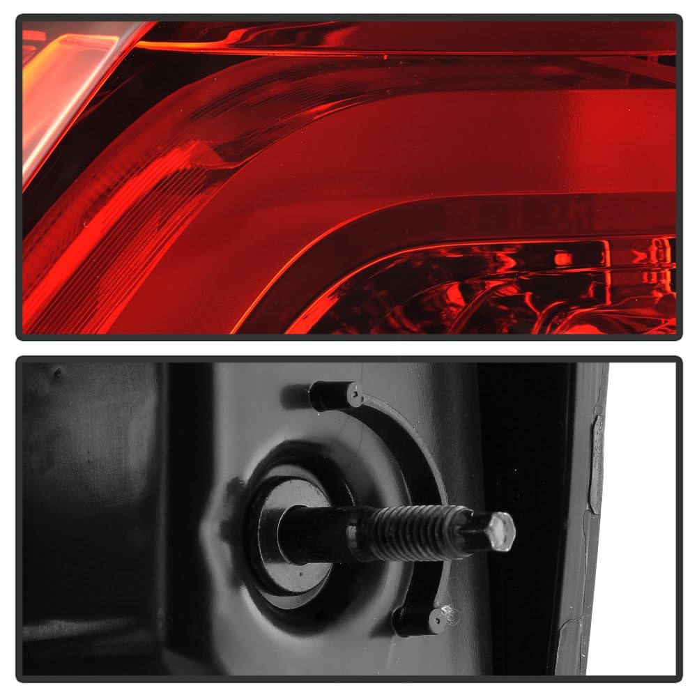 GMC Yukon Spyder (POE) 21-24 Full LED Red/Clear Tail Light - OE Left