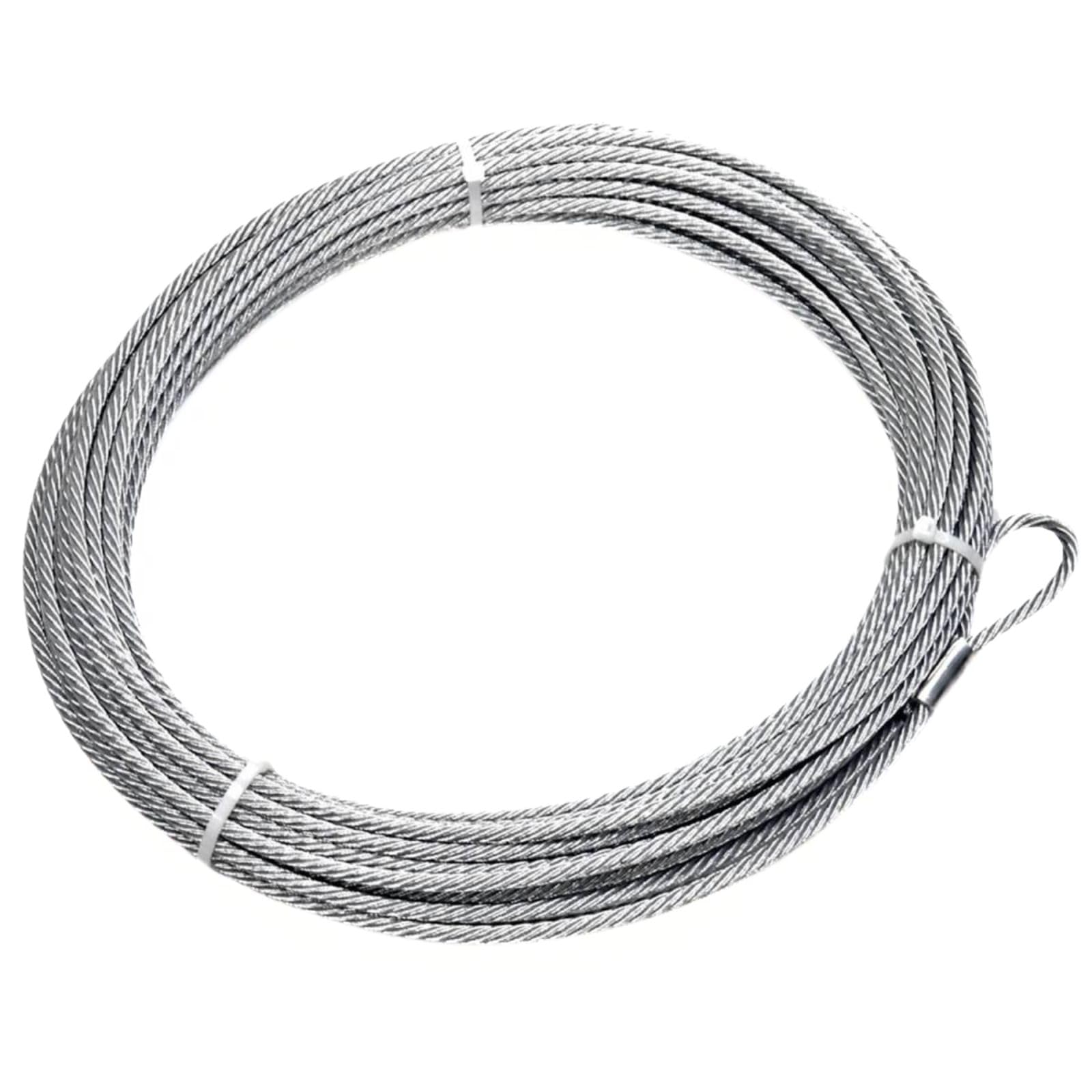 7/32" x 50' MILE MARKER 77-50112-40 Replacement Galvanized Aircraft Steel Cable for 3,500 Pound ATV UTV Winches Only | Designed for Durability and Convenience