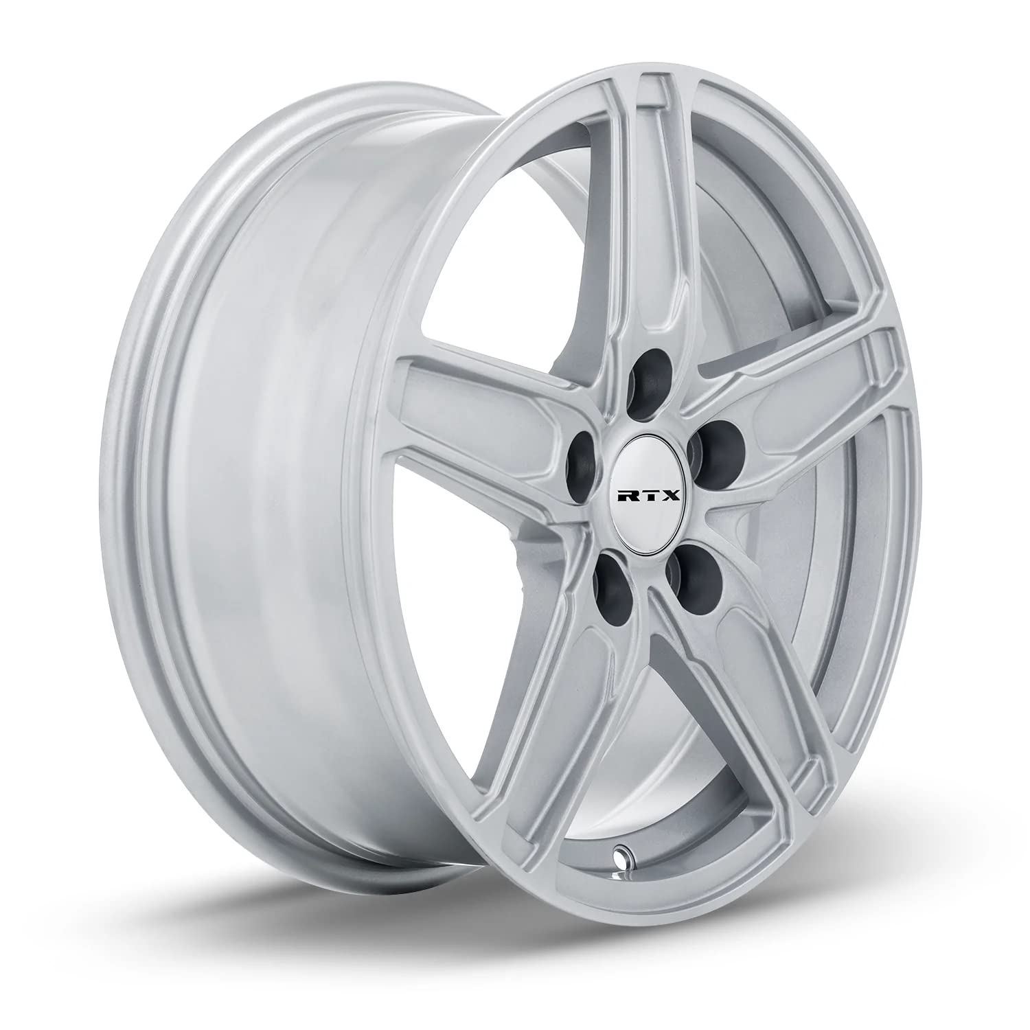 Custom RTX FROST Wheel - 16x6.5, 42 Offset, 5x114.3 Bolt Pattern, 64.1mm Hub - Silver Rim