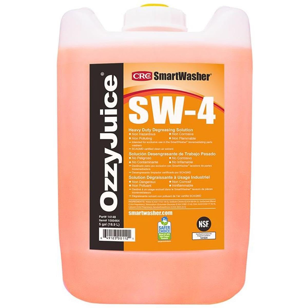 5 gal CRC Industries Ozzy Juice Heavy Duty Degreasing Solution