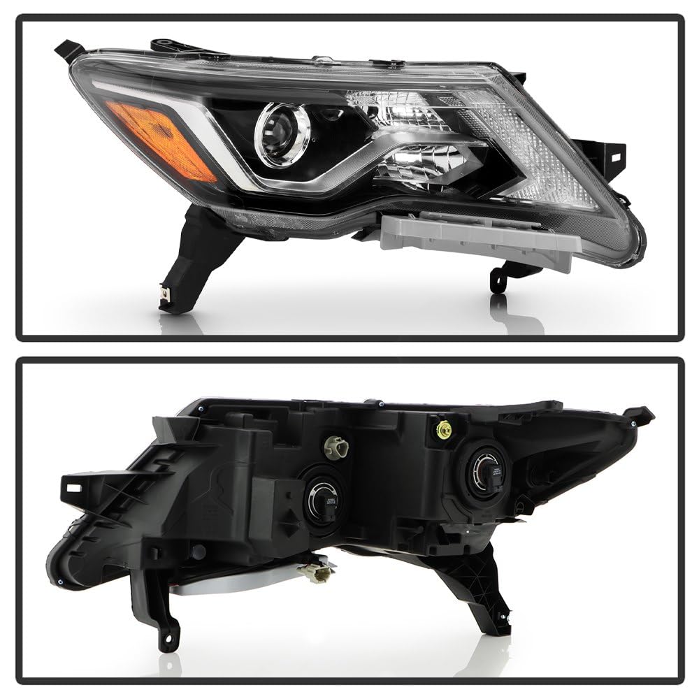 Nissan Pathfinder 17-20 Spyder (xTune) Halogen w/DRL Headlight - Low Beam-H11(Included) ; High Beam-H9(Included) ; Signal-WY21W(Included) - OE Right
