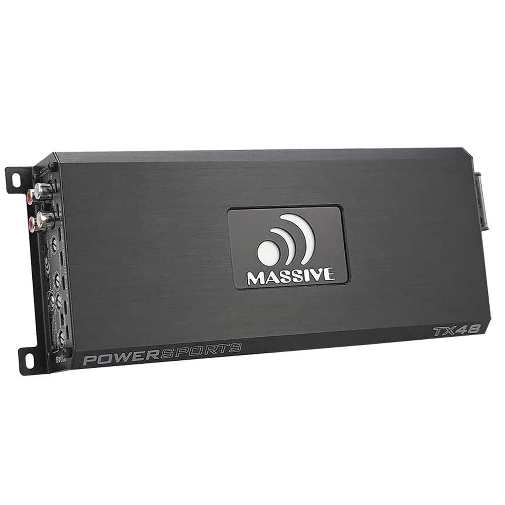 Massive Audio 200W x4 TX48 Bluetooth Marine Amplifier | 4-Channel Waterproof Amp, Full-Range Class D Power for Boats, UTV, ATV & Outdoor Audio Systems