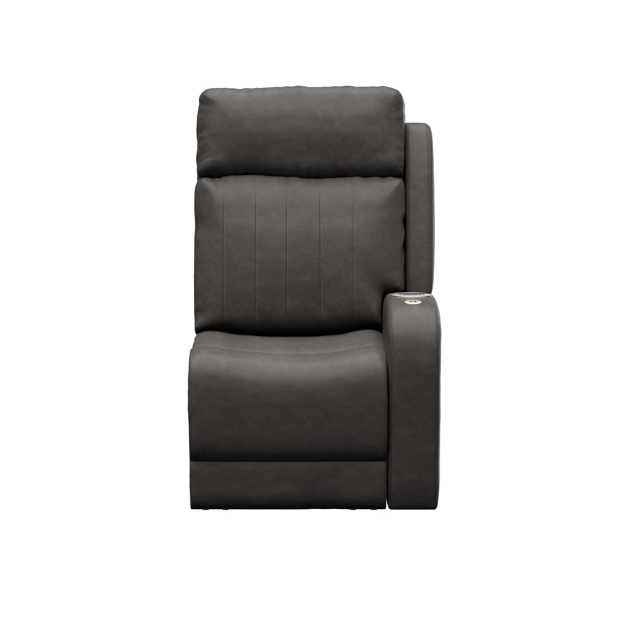 THOMAS PAYNE McCoy Signature Seismic Series RV Theater Seating Left Arm Recliner with Power Adjustable Lumbar, Headrest, Reclining, Heating, Massage, Integrated Cupholder Controls - 2024044201