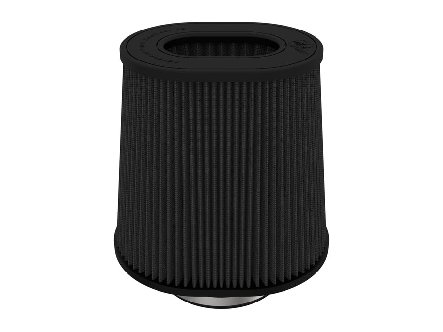 aFe POWER Magnum FORCE Air Filter Replacement Intake w/Pro 5R Oiled Media - Black, 5.50" Inlet, 9" Tall - #24-91149K