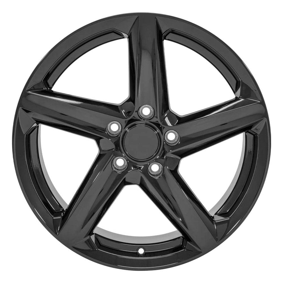 CV02C-18085-5475-56B OE Wheels: 18" Replica Wheel Cv02C Fits Chevrolet C7 Corvette 18X8.5 Gloss Black Wheel