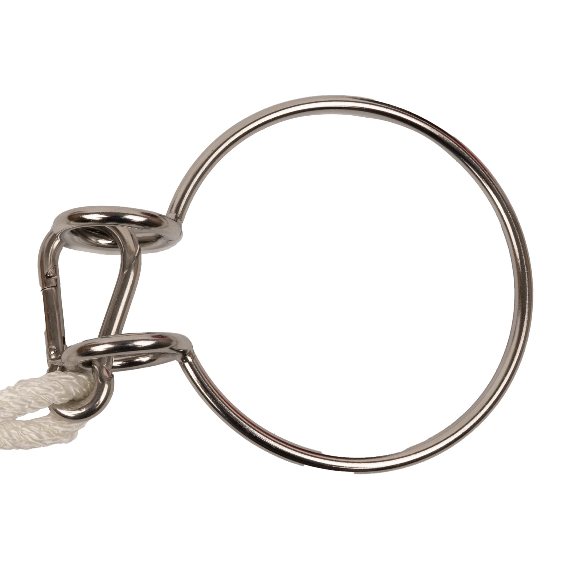 T-H Marine Anchor Master Retriever System Anchor - Buoy and Ring Method for Fluke Anchors Up to 20lb - Stainless Steel Ring and Hardware - Complete Retrieval Kit – 12 Inch Buoy – White Rope