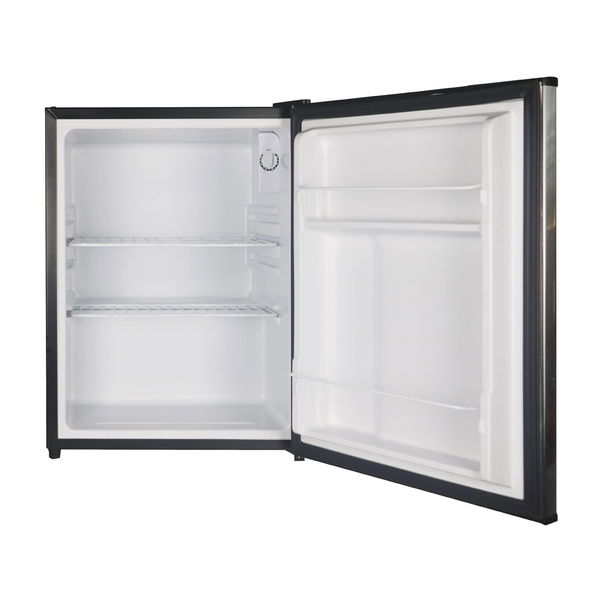 2.4 cu. ft. Magic Chef Mini Fridge in Stainless Steel Freezerless
