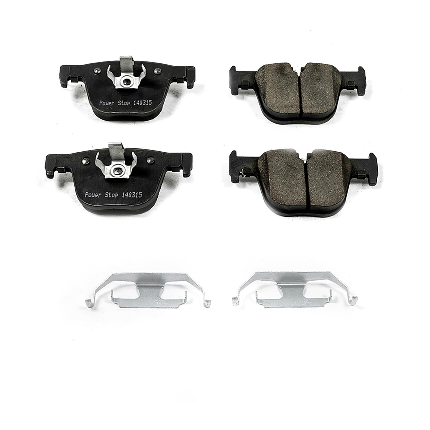 Z17 Power Stop 17-1610 Rear Ceramic Brake Pads with Hardware