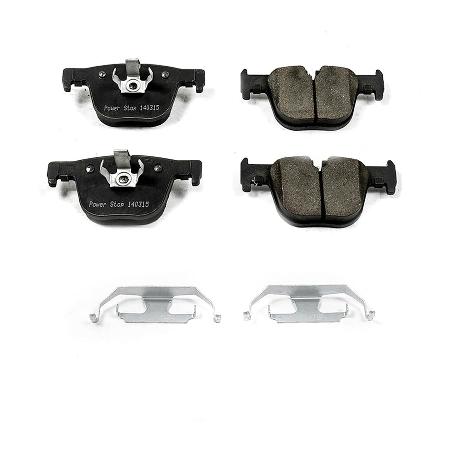 Z17 Power Stop 17-1610 Rear Ceramic Brake Pads with Hardware