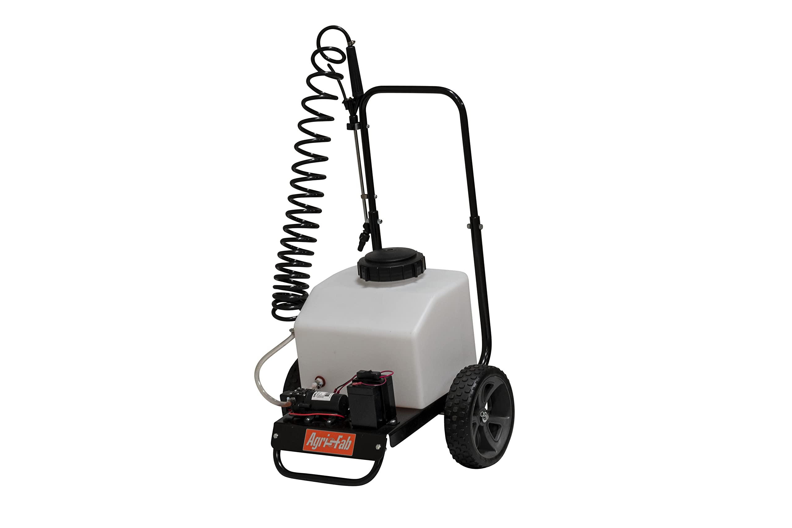 Push Agri-Fab 45-0595 Sprayer 6 - Gallon Capacity, White Tank, 1.0 GPM, 40 PSI Pump' 5 amp hr 12 Volt Battery