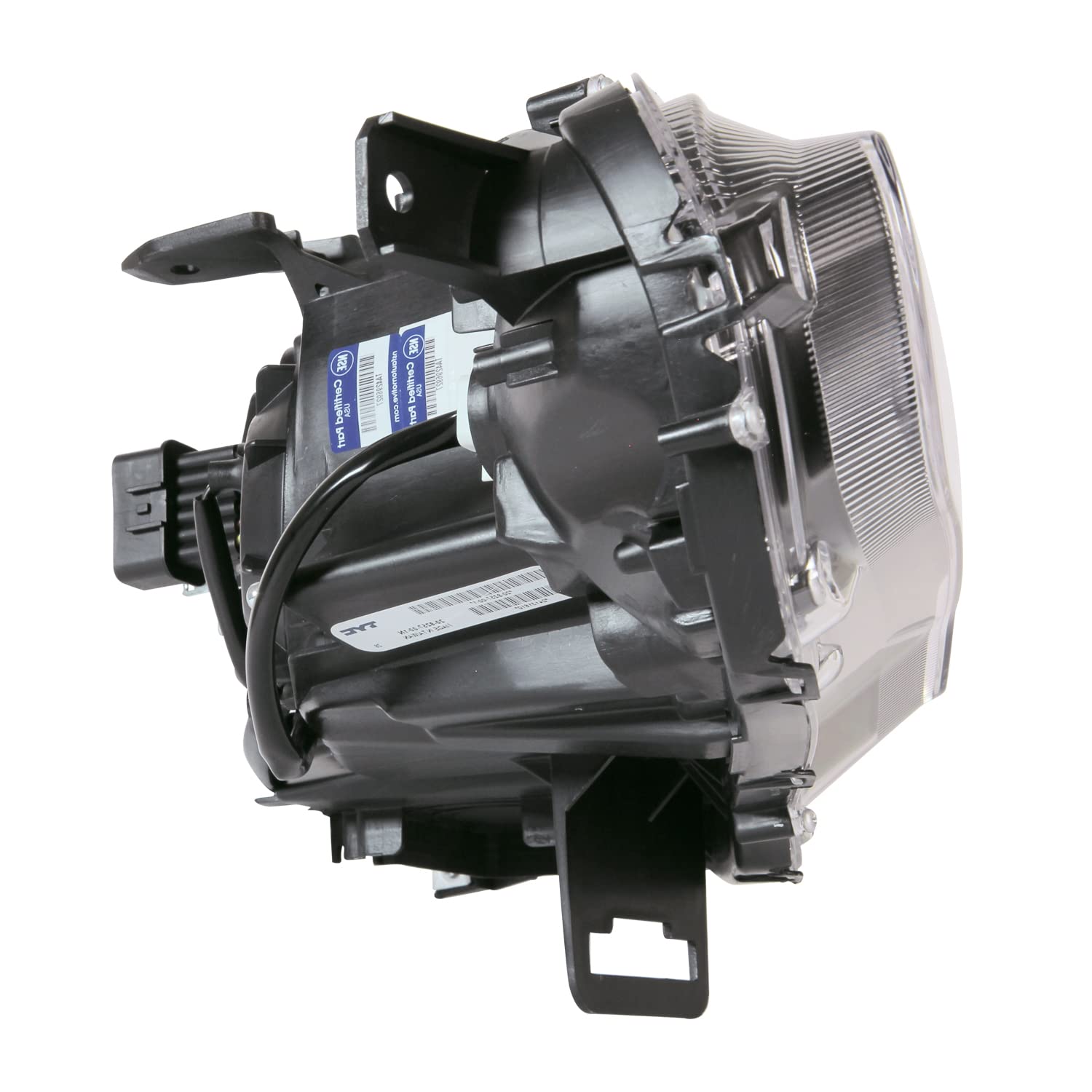 Left TYC Headlight Assembly Compatible with 2009-2015 Mitsubishi Lancer