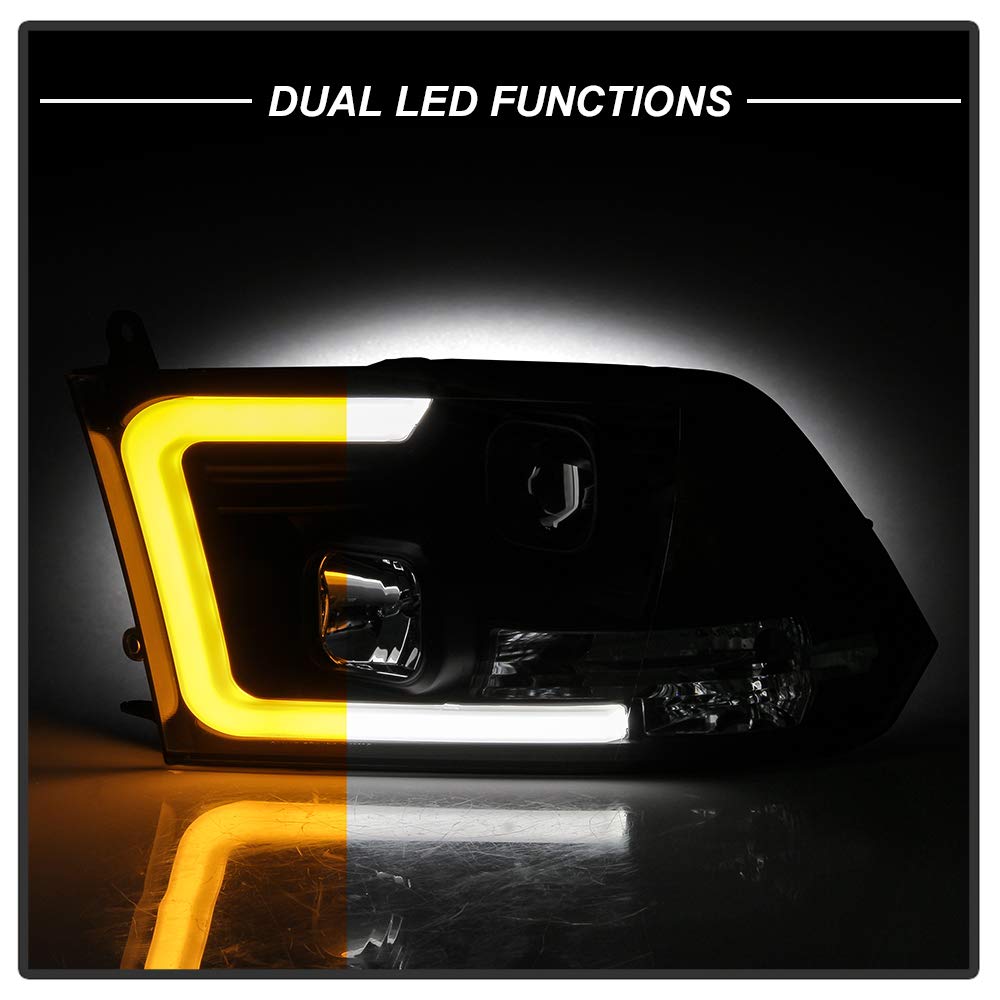 Projector Headlight Spyder - (PRO-YD-DR09V2-SB-BK)