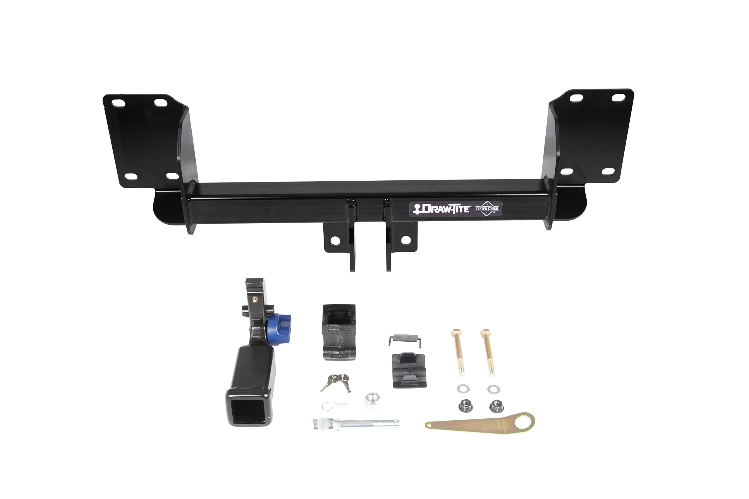 Hidden Hitch Draw-Tite 76908 Completely Hidden Trailer Hitch 2 in. Removable Receiver, Black, Compatable with 2019-2026 BMW X5