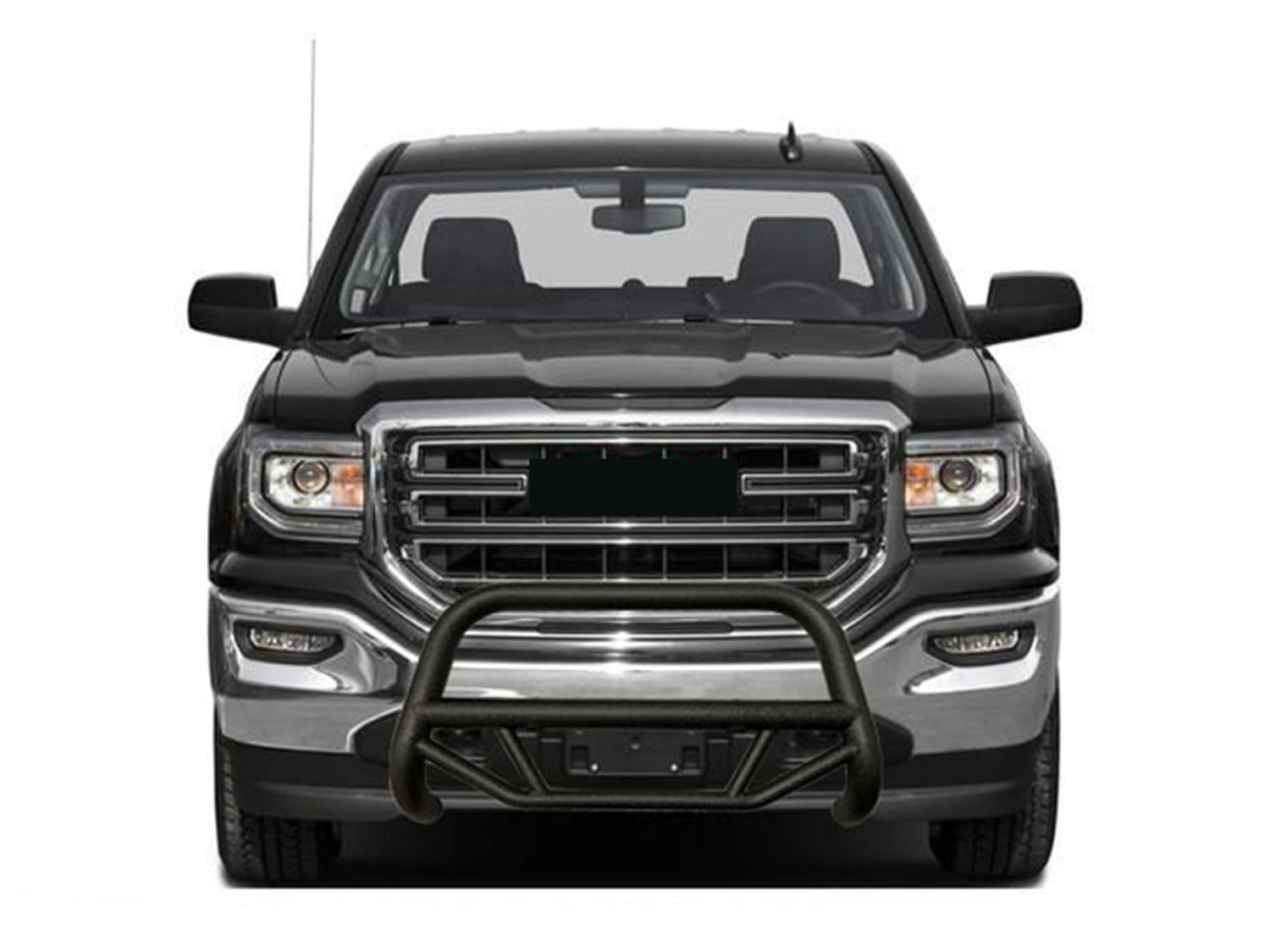 Max T Bull Bar Black Horse Off Road Textured Compatible with 2007-2018 GMC Sierra 1500|2007-2018 Chevrolet Silverado 1500-MBT-MG203