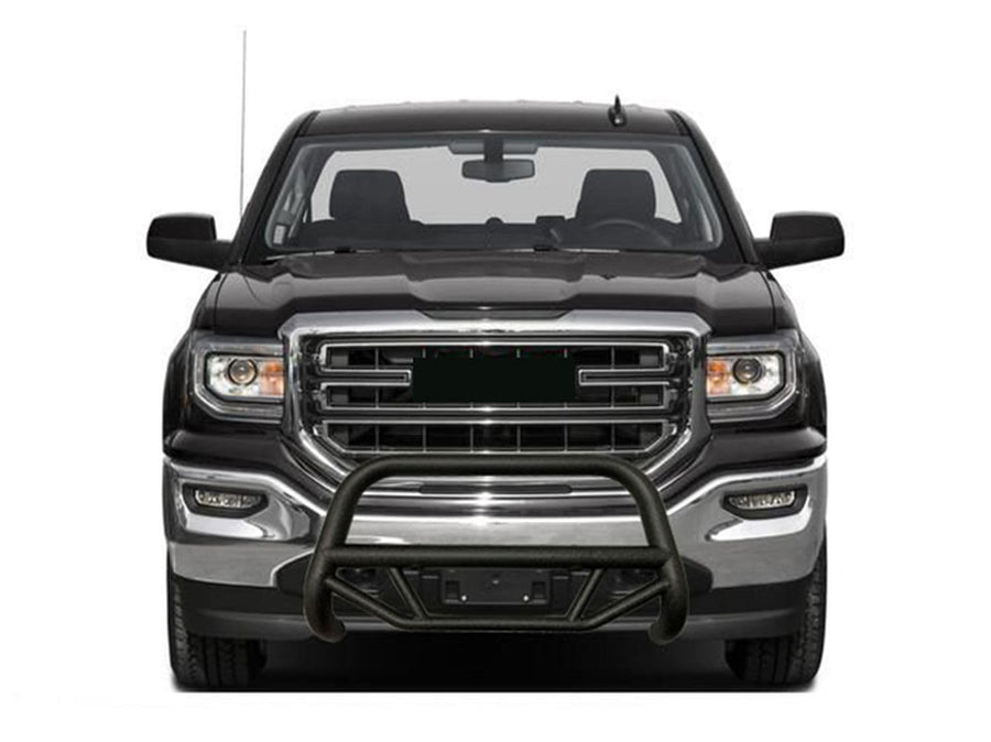 Max T Bull Bar Black Horse Off Road Textured Compatible with 2007-2018 GMC Sierra 1500|2007-2018 Chevrolet Silverado 1500-MBT-MG203